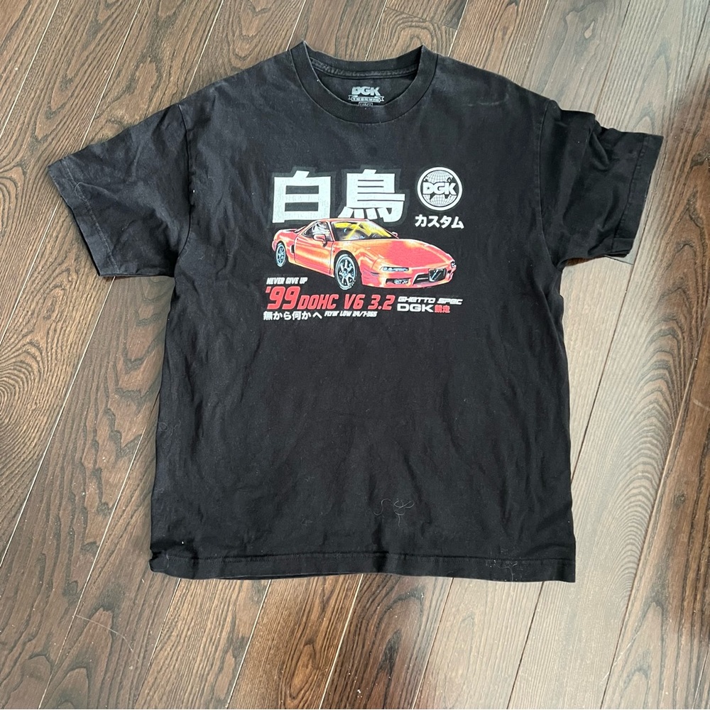 DGK mens car tshirt
